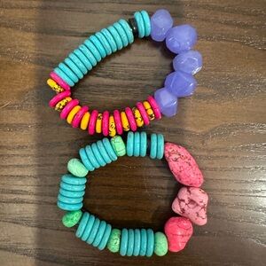 Allie + Bess Colorful Beaded Bracelets Set
